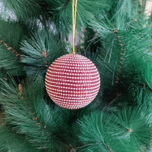 Load image into Gallery viewer, The Classic Red &amp; White Handracfted Christmas Ornament
