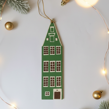 Load image into Gallery viewer, Hand-Painted MDF Narrow Canal House Ornament
