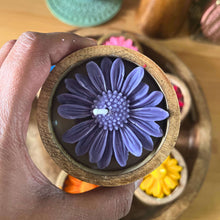 Load image into Gallery viewer, Hand-poured Soy Candles in Natural Wood - Jasmine
