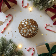 Load image into Gallery viewer, Opulent Golden Beaded Accessories Box
