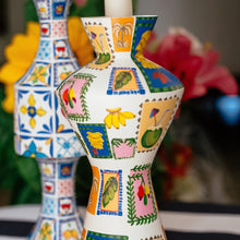 Load image into Gallery viewer, Island Dreams: Hand-Painted Candle Stand
