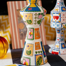 Load image into Gallery viewer, Island Dreams: Hand-Painted Candle Stand
