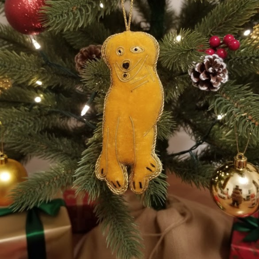 Golden Retriever Christmas Ornament