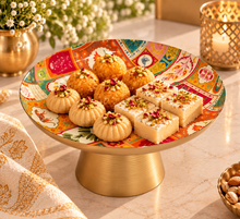 Load image into Gallery viewer, The Heritage Patchwork Pedestal Platter
