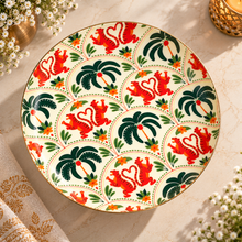 Load image into Gallery viewer, The Folk Tiger Pedestal Serving Platter
