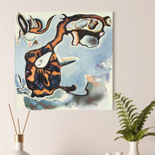 Load image into Gallery viewer, Alien With Elephant Mosquito-  Painting By Hannes Schauer
