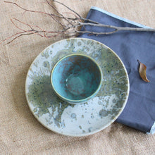 Load image into Gallery viewer, Oceanic Green - Ceramic Serving Bowl
