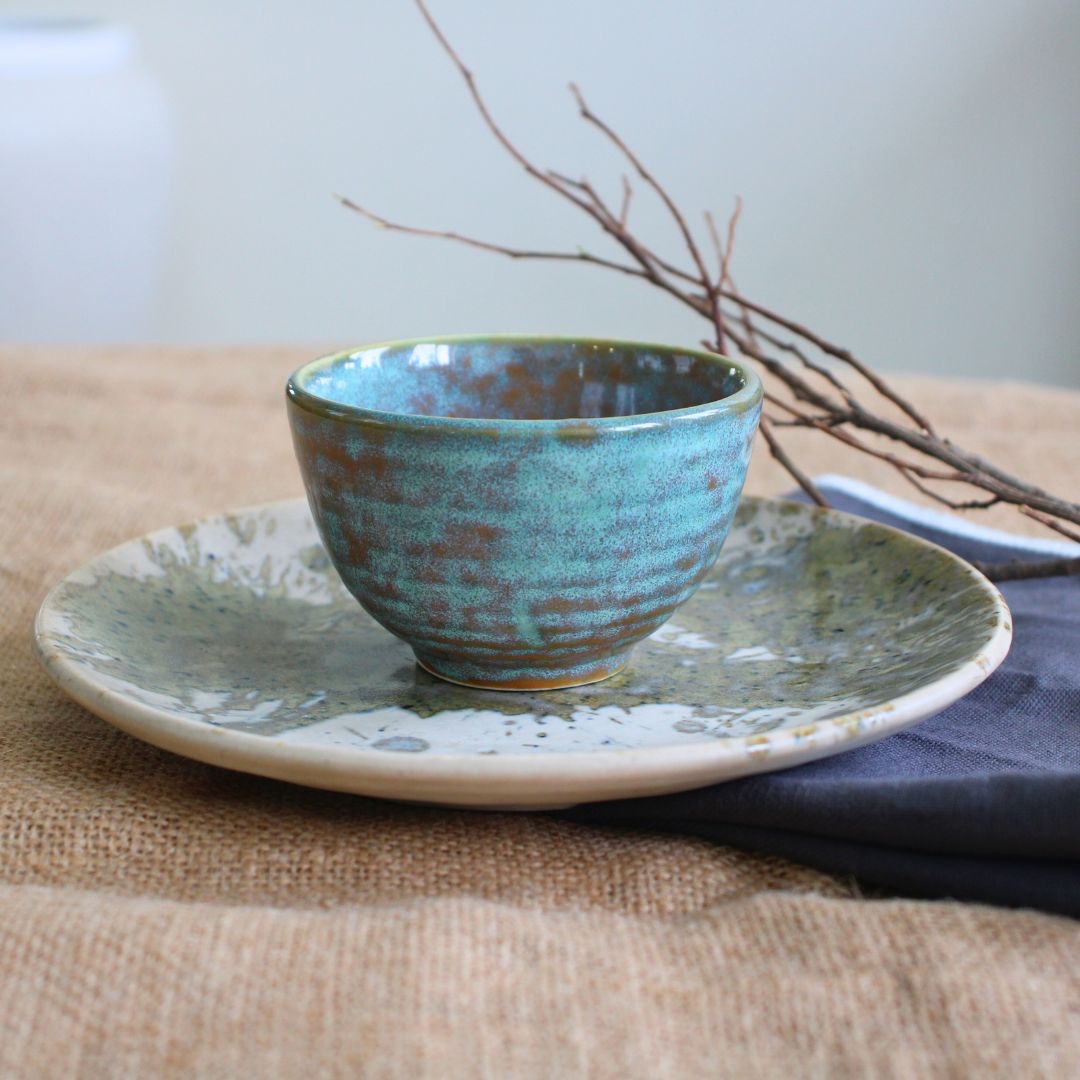 Oceanic Green - Ceramic Serving Bowl