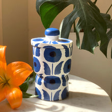Load image into Gallery viewer, Blue Morpho Handpainted Soy wax candle
