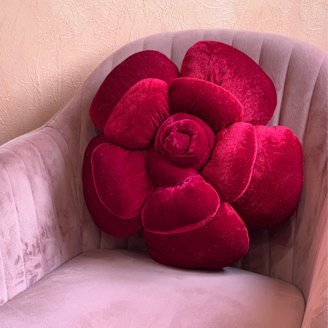Rosy Petal Cushion