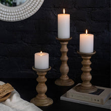 Load image into Gallery viewer, The Classic Antique Style Pillar Candle Stands set of 3
