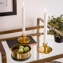 Load image into Gallery viewer, Metal Serving Bowl with A Green Marble Base
