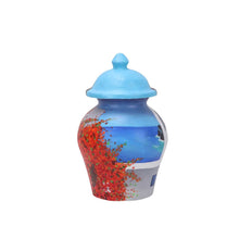 Load image into Gallery viewer, Into the Aegean sea- Handpainted Flower Pot
