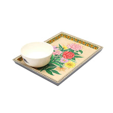 Load image into Gallery viewer, Spring on my Desk Organiser - Handpainted Tray

