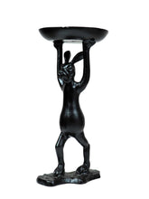 Load image into Gallery viewer, Black Bunny candleholder Set/3
