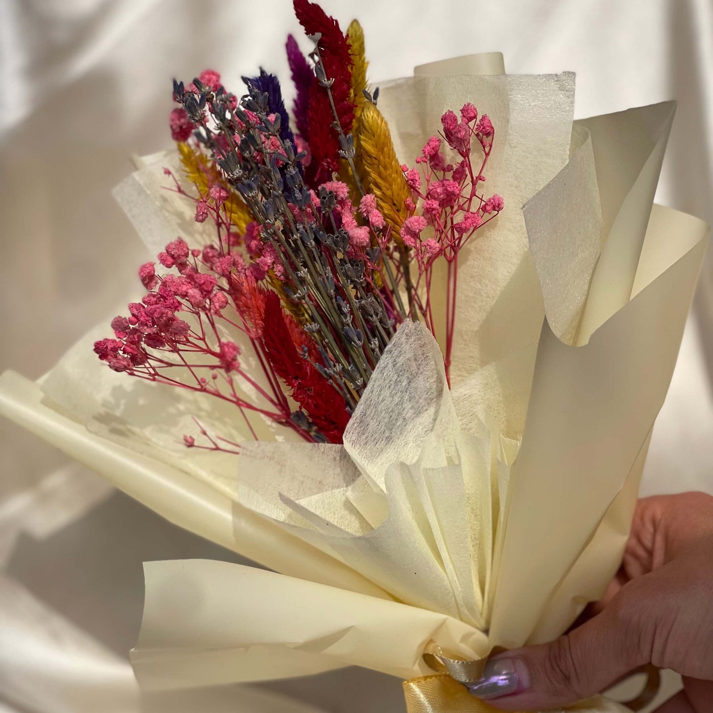Unfading Love: Mini Dried Flower Bouquet