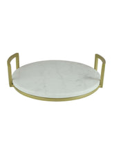 Load image into Gallery viewer, Full Moon Multi Purpose Marble Serving Tray
