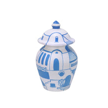 Load image into Gallery viewer, Wandering in Thira- Handpainted Flower pot

