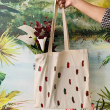 Load image into Gallery viewer, Cute little Melons- Hand-painted Tote bag
