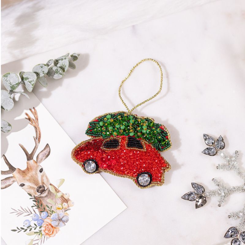 A very Special Xmas Delivery! Embellished Christmas Ornament