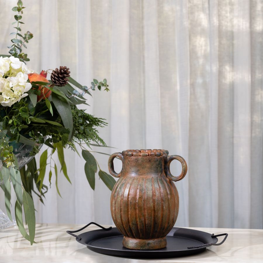 Daastan - Weathered Terracotta Vase