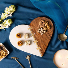 Load image into Gallery viewer, Delicacies with Love- Heart Shaped Cheeseboard
