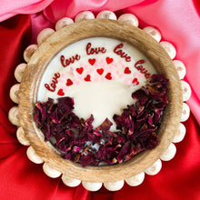 Load image into Gallery viewer, Love is the answer - Rose Soy wax candle
