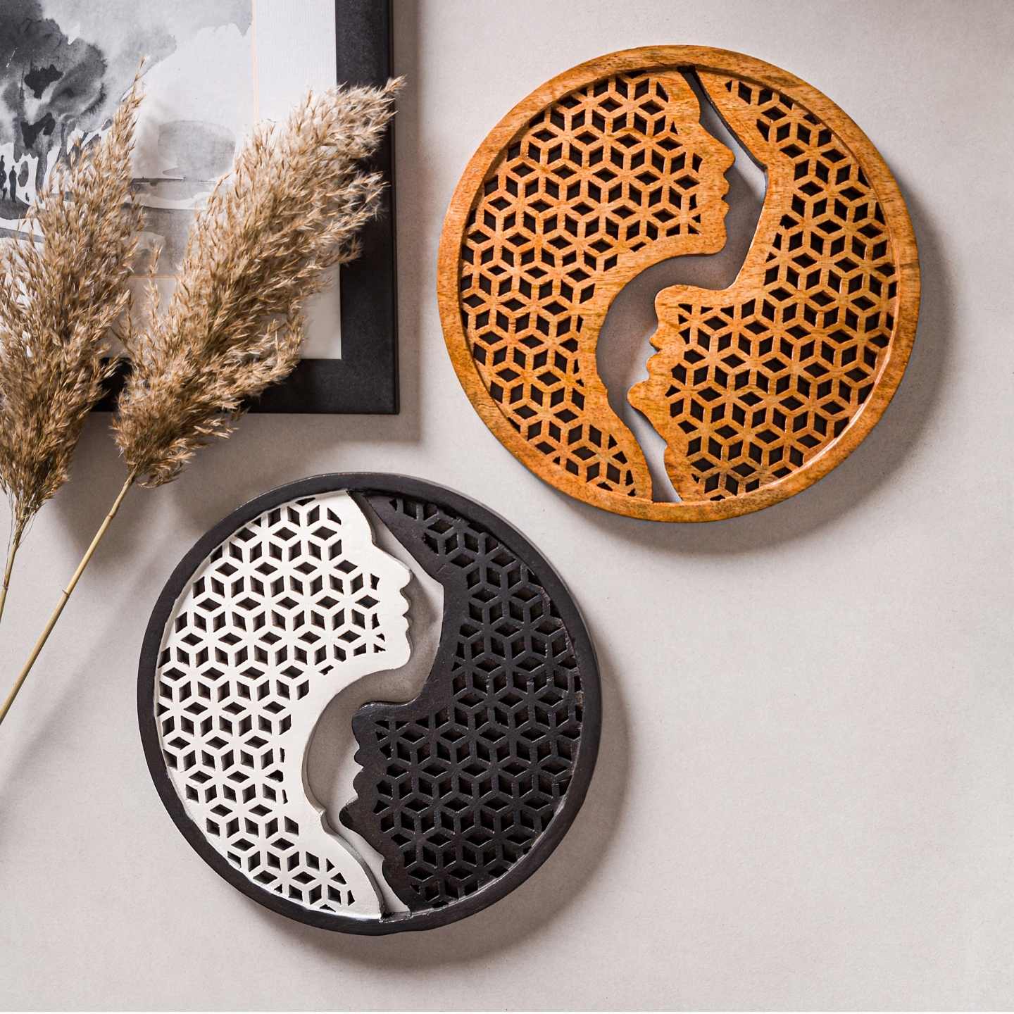 Yin Yan Wall Art Set of 2